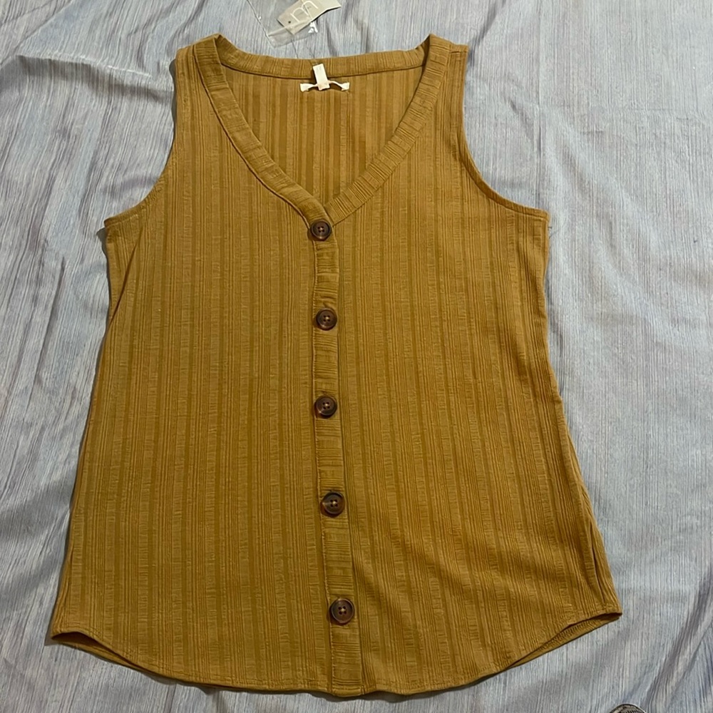 ⚙️Mustard Yellow Tank